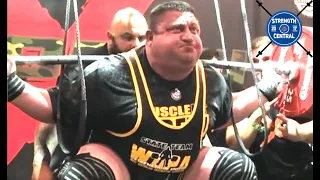 Vlad Alhazov - 525 kg (1157 lbs) All Time RAW Squat World Record!