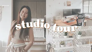 STUDIO TOUR ✿ my cosy space for craft ✿ organization & thought process ✿ STUDIO VLOG 6 ✿ Singapore