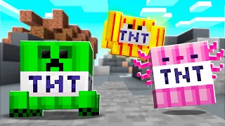 ¡Minecraft PERO hay MOBS de TNT! 😲💥🧨 SILVIOGAMER MINECRAFT PERO