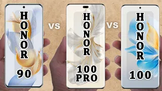 HONOR 90 vs HONOR 100 vs HONOR 100 PRO - Comparison - Features