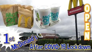 Vlog 56 | Our very first McDonald's since the COVID-19 Lockdown | Double Cheeseburger Meals