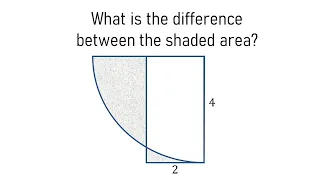 How to find the difference between the shaded area | Learn Math with Zain