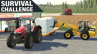 ANOTHER PROFITABLE COTTON FIELD - Survival Challenge No Mans Land FS19 Ep 141