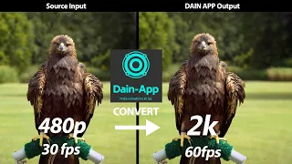 How To Increase resolution upto 4k or Convert Video From 30 To 60 FPS | Dain App