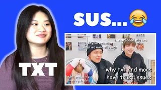 Why TXT & MOAs have trust issues with each other | REACTION | wabbisabbi