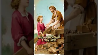 DIA 1 TRIDUO A SAN JOSÉ.