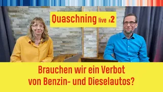 Quaschning Live #2: Brauchen wir ein Verbot von Benzin- und Dieselautos?