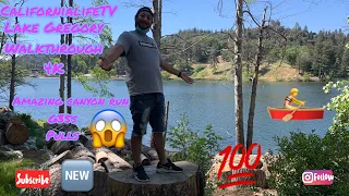 Lake Gregory Regional park 4K drive and walk through the lake and around in  #Crestline California