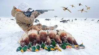 SNOW STORM 20 Gauge PUBLIC LAND Duck Hunting! (LIMITED OUT)