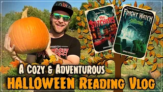 A Cozy & Adventurous Halloween Reading Vlog! 🎃🍂📖