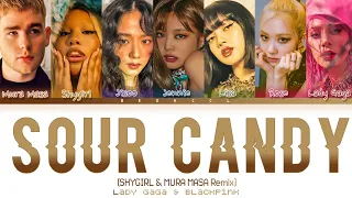 LADY GAGA & BLACKPINK- 'Sour Candy' (Shygirl & Mura Masa Remix) Color Coded Lyrics