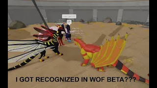 I got RECOGNISED as a YOUTUBER IN WINGS OF FIRE ROBLOX!