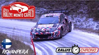 Test Snow Rallye Monte Carlo 2022 - Kalle Rovanperä | Toyota Yaris WRC Hybrid | @RallyeChrono