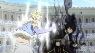 Fairy Tail - Natsu & Gajeel vs Sting & Rogue FULL 2v2 FIGHT - AMV - HD