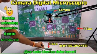 Te Muestro la Cámara que todo Técnico debe tener!, Cámara Digital Microscopio 1080P 4K FULL HD