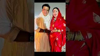 Govinda with his wife Sunita Ahuja #govinda #shorts #ytshorts