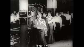 Factory of Women Workers, 1900s - Archive Film 1004221
