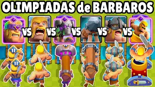 WHICH IS THE BEST BARBARIAN? | BARBARIAN OLYMPICS | NEW CARDS | CLASH ROYALE
