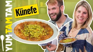 Künefe selber machen // Orientalische Süßspeise mit Mozzarella & Zuckersirup // #yumtamtam