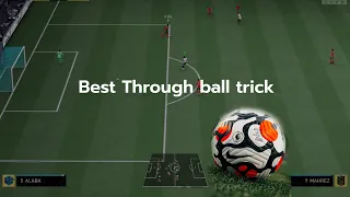 Best Through Ball Trick - Fifa 22 - Tips & Trick