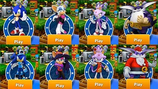 Sonic Dash All Characters Unlocked - Sonic, Knuckles, Baby Sonic Tails, Amy, Werehog, Vampire Shadow