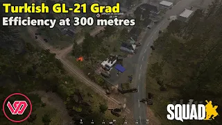 Turkish GL-21 Grad - Efficiency at 300 metres | #SQUAD #SQ_UA