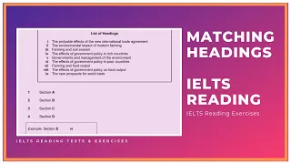 Matching Headings - IELTS Reading Test - Exercise 05