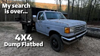 4x4, Dump Bed on a 1990 Ford F-350 Bricknose OBS, Couldn't Resist