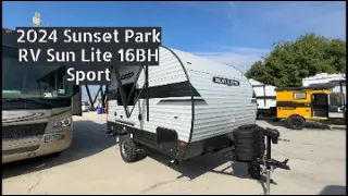 2024 Sunset Park RV Sun Lite 16BH Sport Travel Trailer