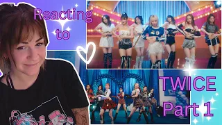 FIRST TIME REACTING TO TWICE PART 1 #twice #kpop #reaction