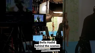 Bella Hadid behind the scenes | The Love Magazine #shorts