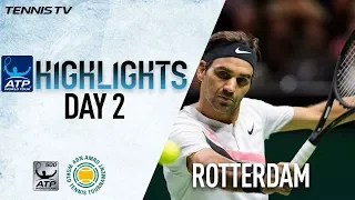 Day 2 Highlights: Roger's Having Fun Chasing No. 1 In Rotterdam