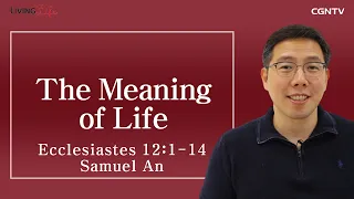 [Living Life] 12.31 The Meaning of Life (Ecclesiastes 12:1-14) - Daily Devotional Bible Study