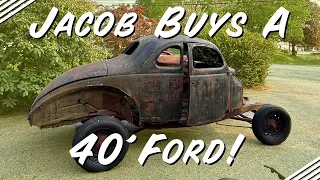 Jacob Buys His First Early Ford! 1940 Ford Coupe