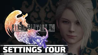 Final Fantasy XVI Settings Tour on PS5 [Gaming Trend]