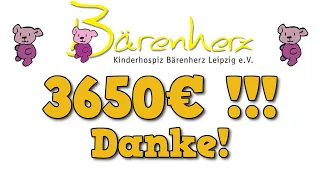 3650€ für das Kinderhospiz Bärenherz Leipzig