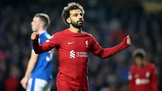 Mohamed Salah scored the fastest hat-trick in the champions league history. he score against Rangers