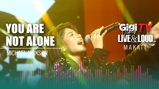 You Are Not Alone (Michael Jackson)  |Gigi Vibes TV-Live and Loud Episode 15