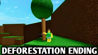 Easiest Game On Roblox Deforestation Ending Full Gameplay Tutorial Showcase