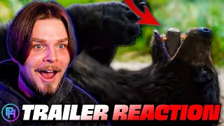 This is a MASTERPIECE - Cocaine Bear TRAILER REACTION