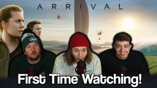 the plot twist in *ARRIVAL* BLEW our MINDS!!! (Movie First Reaction)