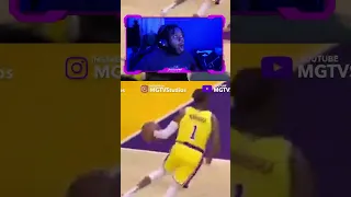 Lakers Fan Reacts To D'Angelo Russell dunk on Paolo Banchero #shorts
