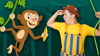 Banana-Baby Monkey + More Nursery rhymes | Baby Shark Songs | Tigi Boo Kids Songs