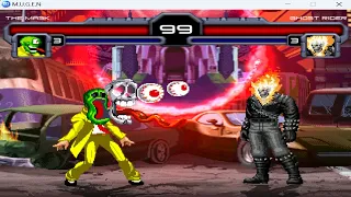 The Mask vs Ghost Rider SUPER CRAZY FIGHT🔥 Marvel Comics Mugen Epic Battle Tribute 2023