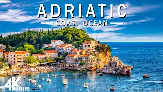 FLYING OVER ADRIATIC (4K UHD) - Relaxing Music Along With Beautiful Nature Videos - 4K Video Ultra