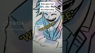 Bakugou's hair after his internship#denki #bakugou #mha #bnha credit to andercreates