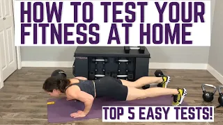 BEST FITNESS TESTS At Home | How To Test Strength & Cardio