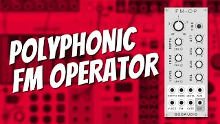 This Polyphonic FM Module in VCV Rack sounds amazing!