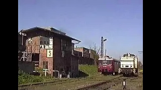 Sonderfahrt 'MQ Spezial' am 30.04.1999 ... Die Industriebahn Halle-Ammendorf - Lochau - Abzweig 'Lw'