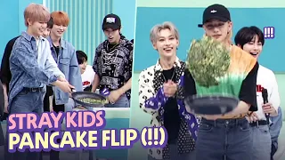 [AFTER SCHOOL CLUB] Stray Kids's pancake flip (rehearsal) (스트레이키즈의 전 뒤집기 (리허설))